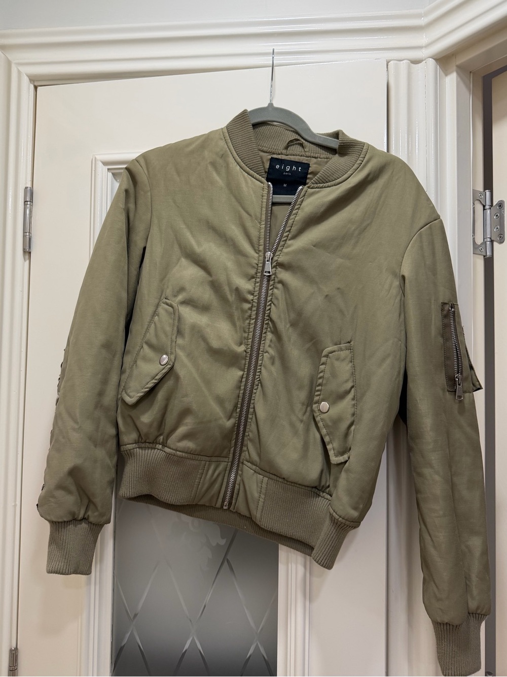 Olive Green Bomber Jacket